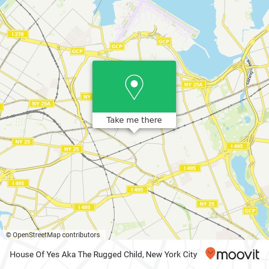 Mapa de House Of Yes Aka The Rugged Child