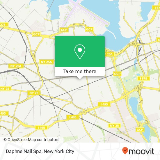Daphne Nail Spa map