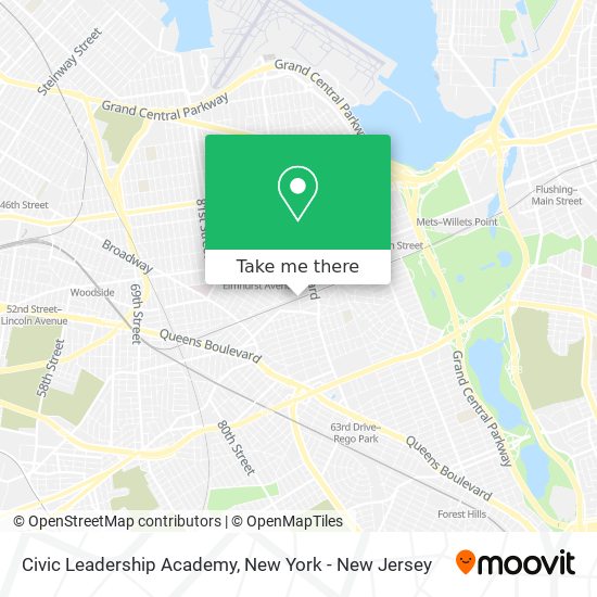 Mapa de Civic Leadership Academy