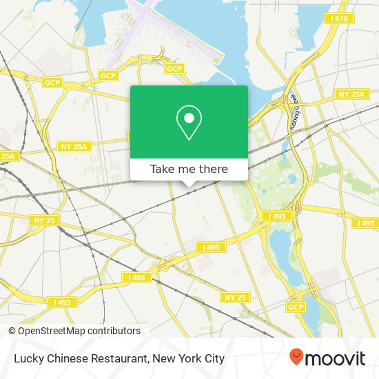 Mapa de Lucky Chinese Restaurant
