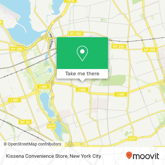 Mapa de Kissena Convenience Store