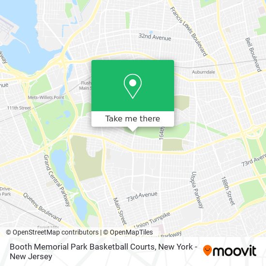 Booth Memorial Park Basketball Courts map