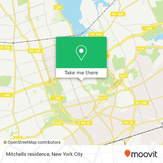 Mapa de Mitchells residence