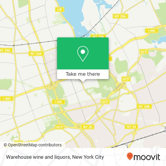 Warehouse wine and liquors map