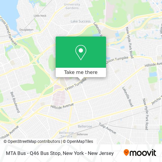 MTA Bus - Q46 Bus Stop map