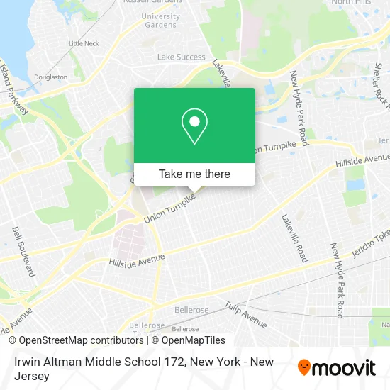 Irwin Altman Middle School 172 map