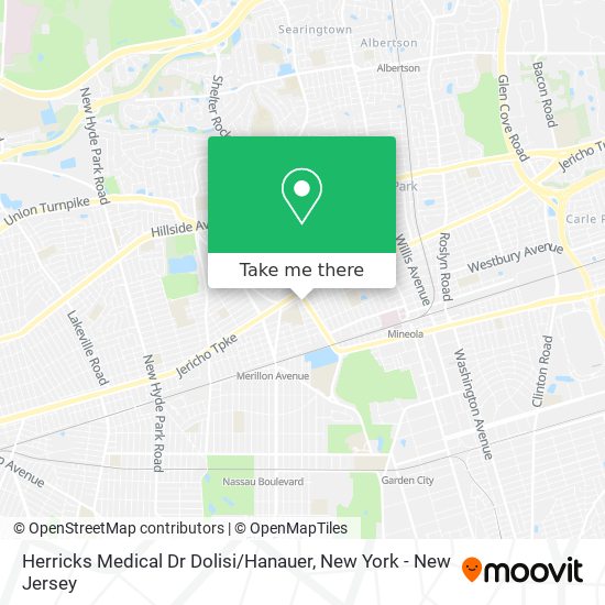 Mapa de Herricks Medical Dr Dolisi / Hanauer