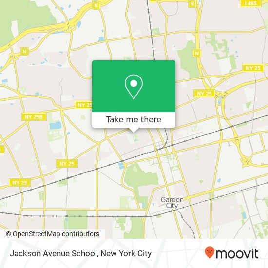 Jackson Avenue School map