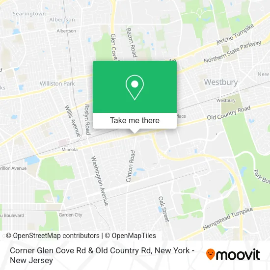 Corner Glen Cove Rd & Old Country Rd map