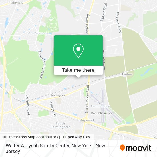 Walter A. Lynch Sports Center map