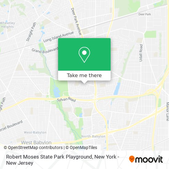 Robert Moses State Park Playground map