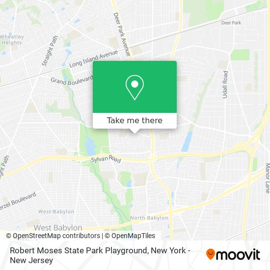 Mapa de Robert Moses State Park Playground