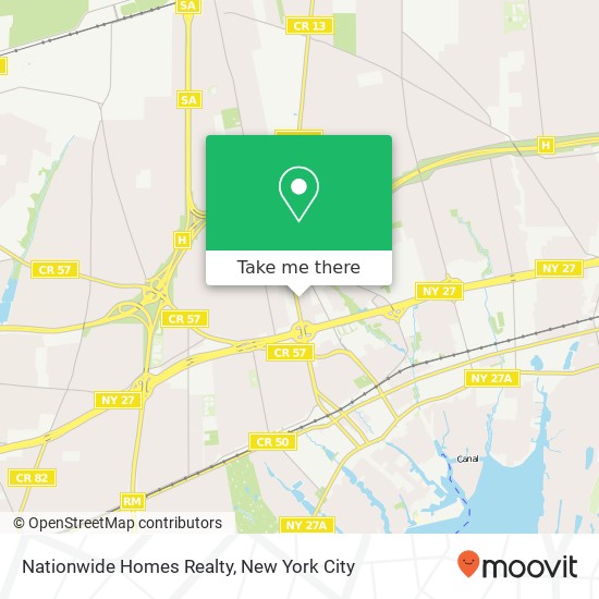 Mapa de Nationwide Homes Realty