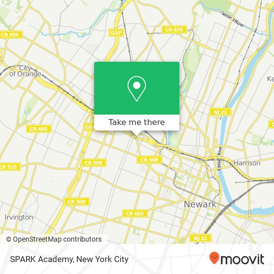 SPARK Academy map