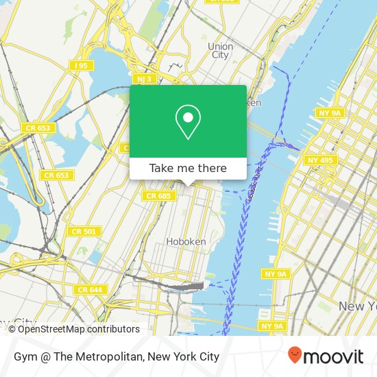 Mapa de Gym @ The Metropolitan