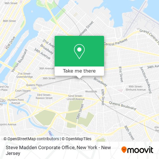 How to get to Steve Madden Corporate Office in Queens by Subway, Bus or  Train?