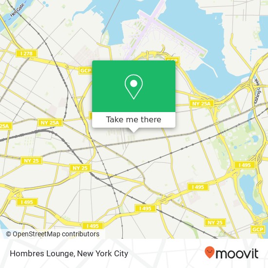 Hombres Lounge map