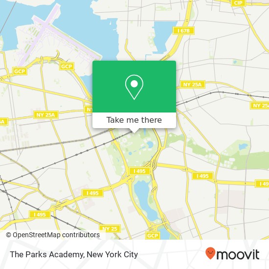The Parks Academy map