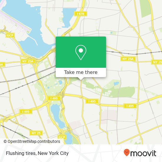 Mapa de Flushing tires