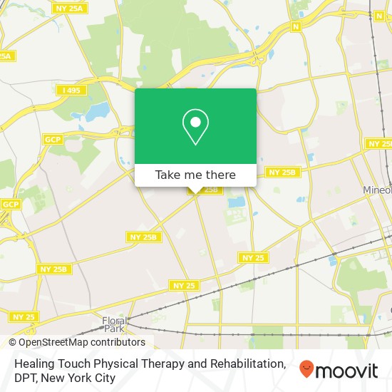 Healing Touch Physical Therapy and Rehabilitation, DPT map