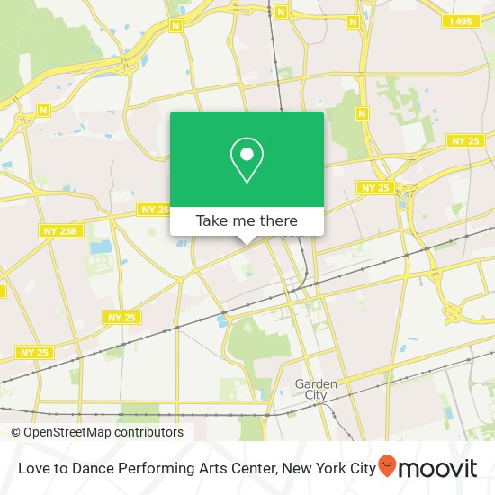 Mapa de Love to Dance Performing Arts Center