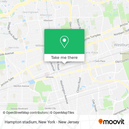 Mapa de Hampton stadium