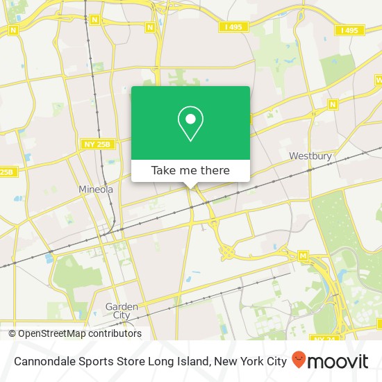 Cannondale Sports Store Long Island map