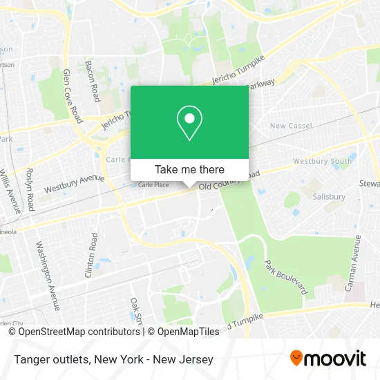 Tanger outlets map