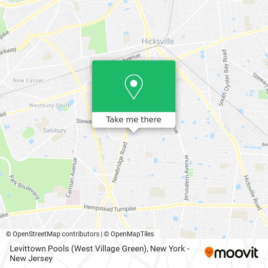Levittown Pools (West Village Green) map