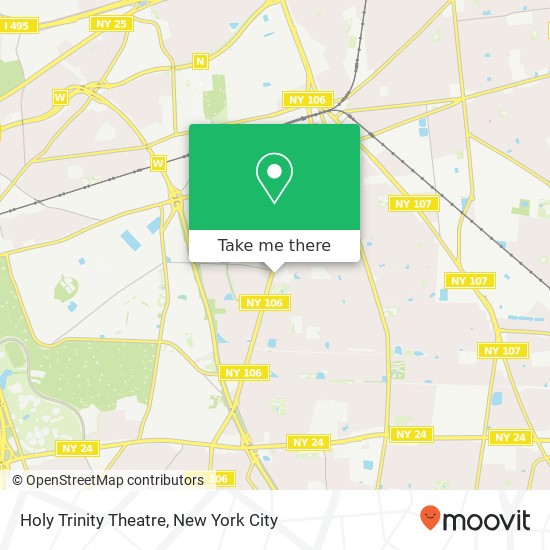 Mapa de Holy Trinity Theatre