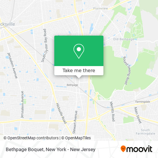 Mapa de Bethpage Boquet