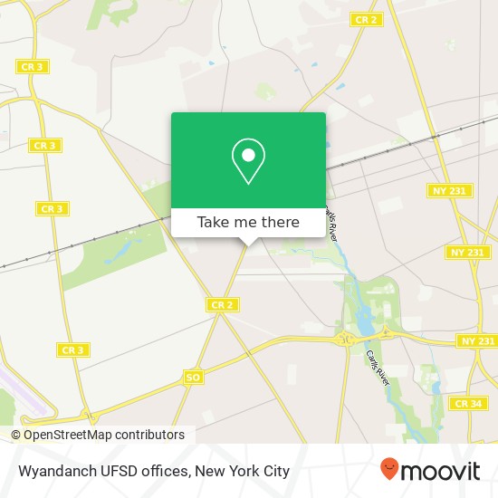 Mapa de Wyandanch UFSD offices