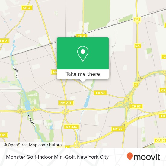 Mapa de Monster Golf-Indoor Mini-Golf