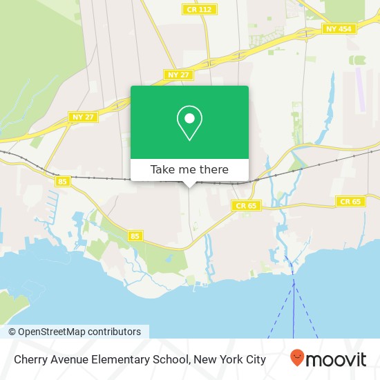 Cherry Avenue Elementary School map