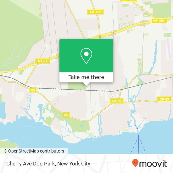 Cherry Ave Dog Park map