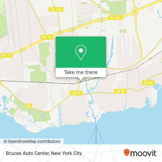 Bruces Auto Center map