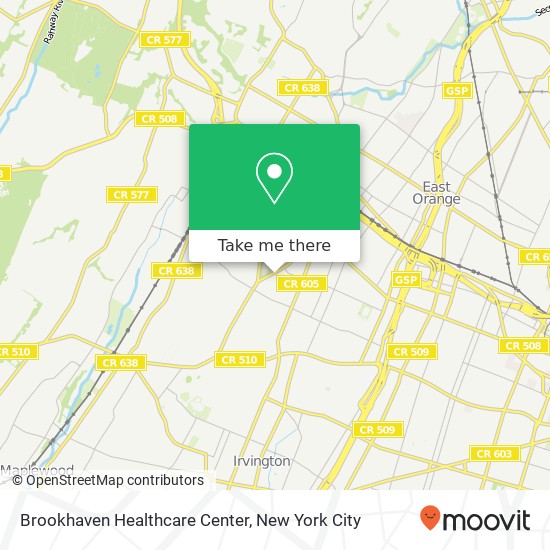 Brookhaven Healthcare Center map