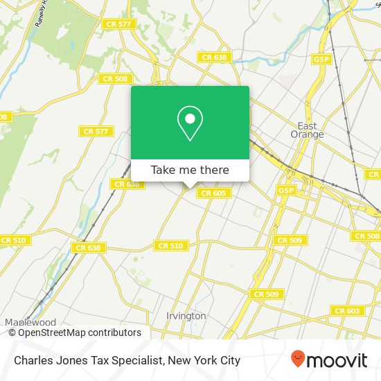 Charles Jones Tax Specialist map