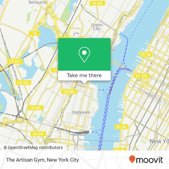 Mapa de The Artisan Gym