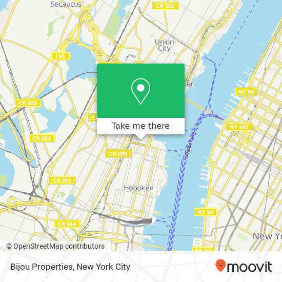 Bijou Properties map