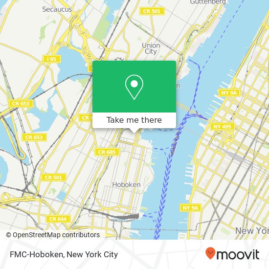 Mapa de FMC-Hoboken