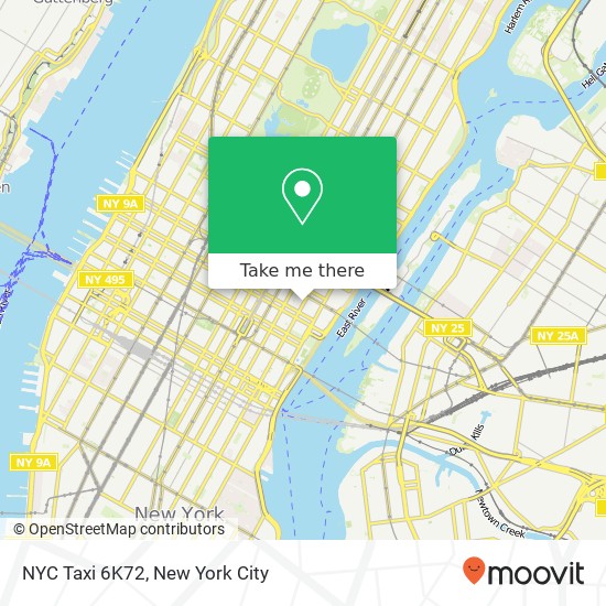 NYC Taxi 6K72 map