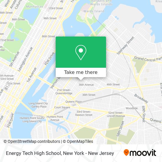 Mapa de Energy Tech High School