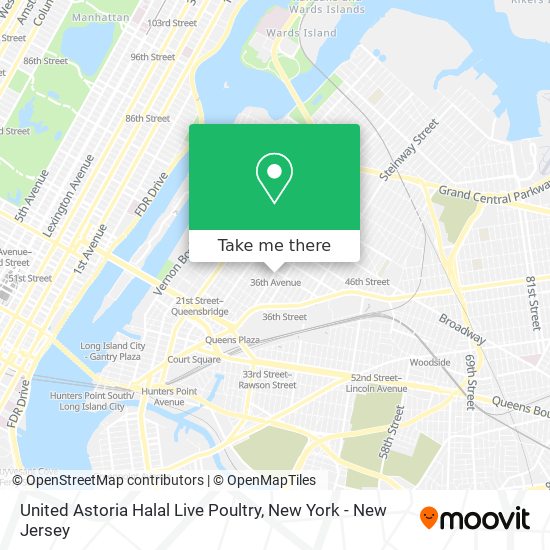 United Astoria Halal Live Poultry map