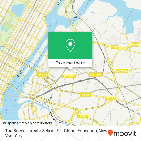 Mapa de The Baccalaureate School For Global Education