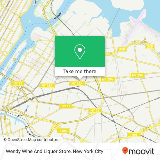 Mapa de Wendy Wine And Liquor Store