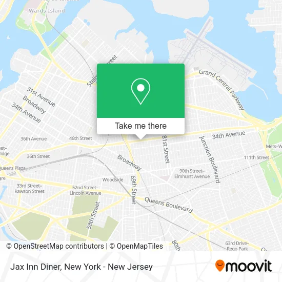 Jax Inn Diner map