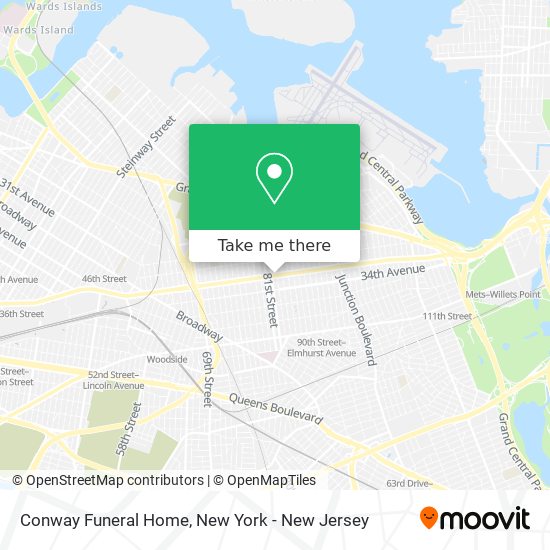 Conway Funeral Home map