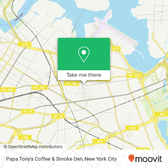 Mapa de Papa Tony's Coffee & Smoke Den