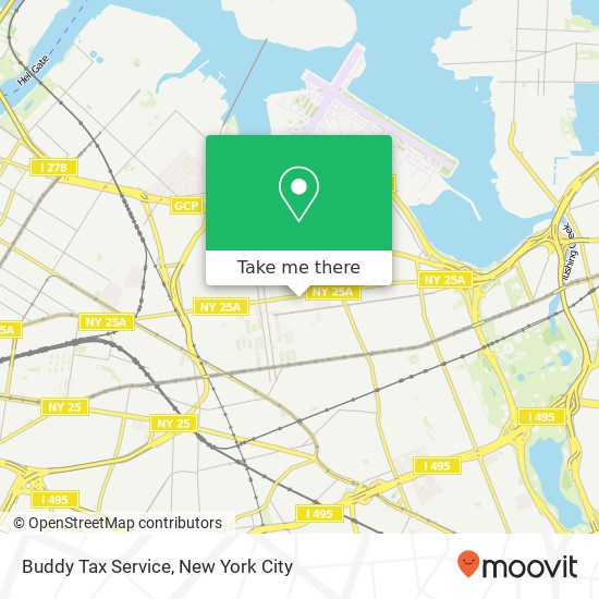 Mapa de Buddy Tax Service